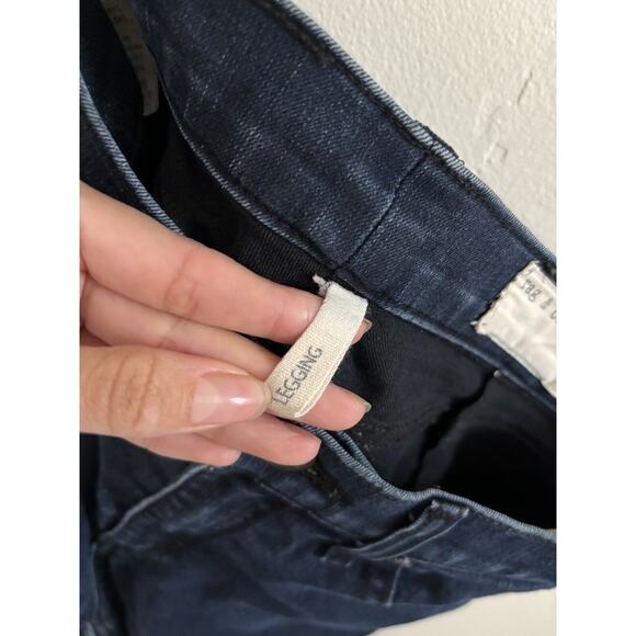 Rag & Bone Jeans Women’s 29 The Legging In Midnight Slim Dark Blue Skinny - Picture 9 of 11